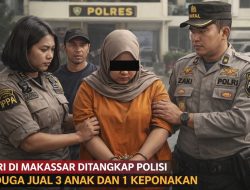 Istri di Makassar Ditangkap Polisi, Diduga Jual 3 Anak dan 1 Keponakan