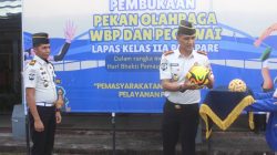 Semarak Hari Bhakti Pemasyarakatan ke-62, Lapas Parepare Buka Pekan Olahraga WBP dan Pegawai