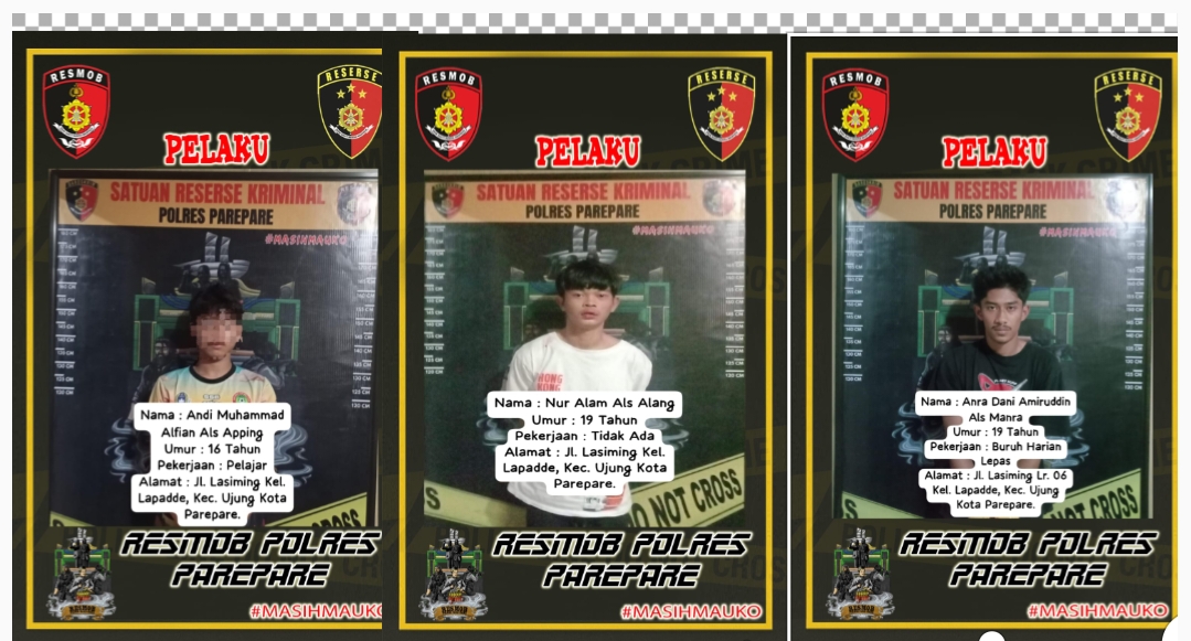 Pencuri Tembak Jeli Mainan Ditangkap Resmob Polisi